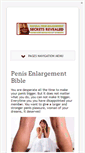 Mobile Screenshot of mypenisenlargementbible.com